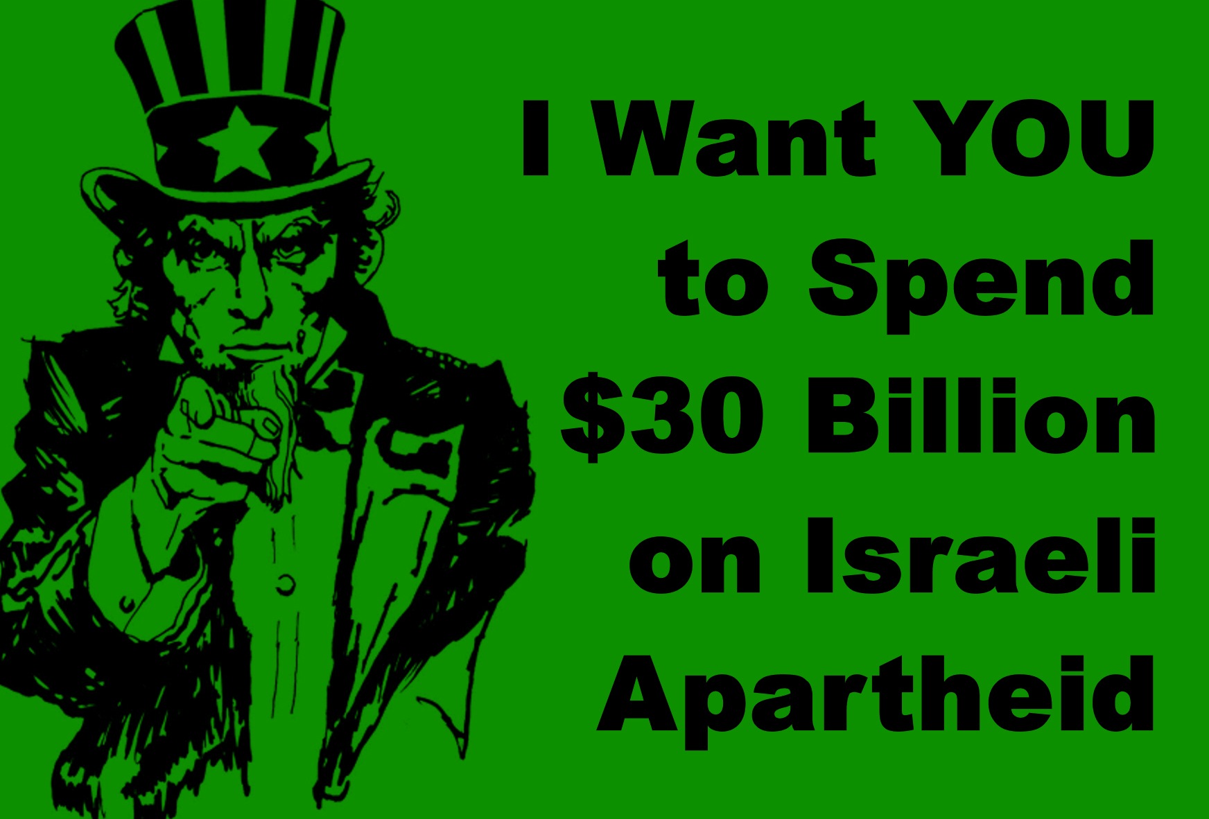 Mpls Resident Says: To further peace, stop funding Israel!