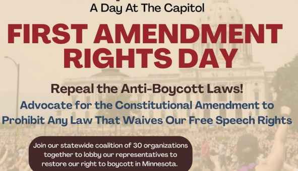 Repeal the Anti-Boycott Laws – A Day on the Hill